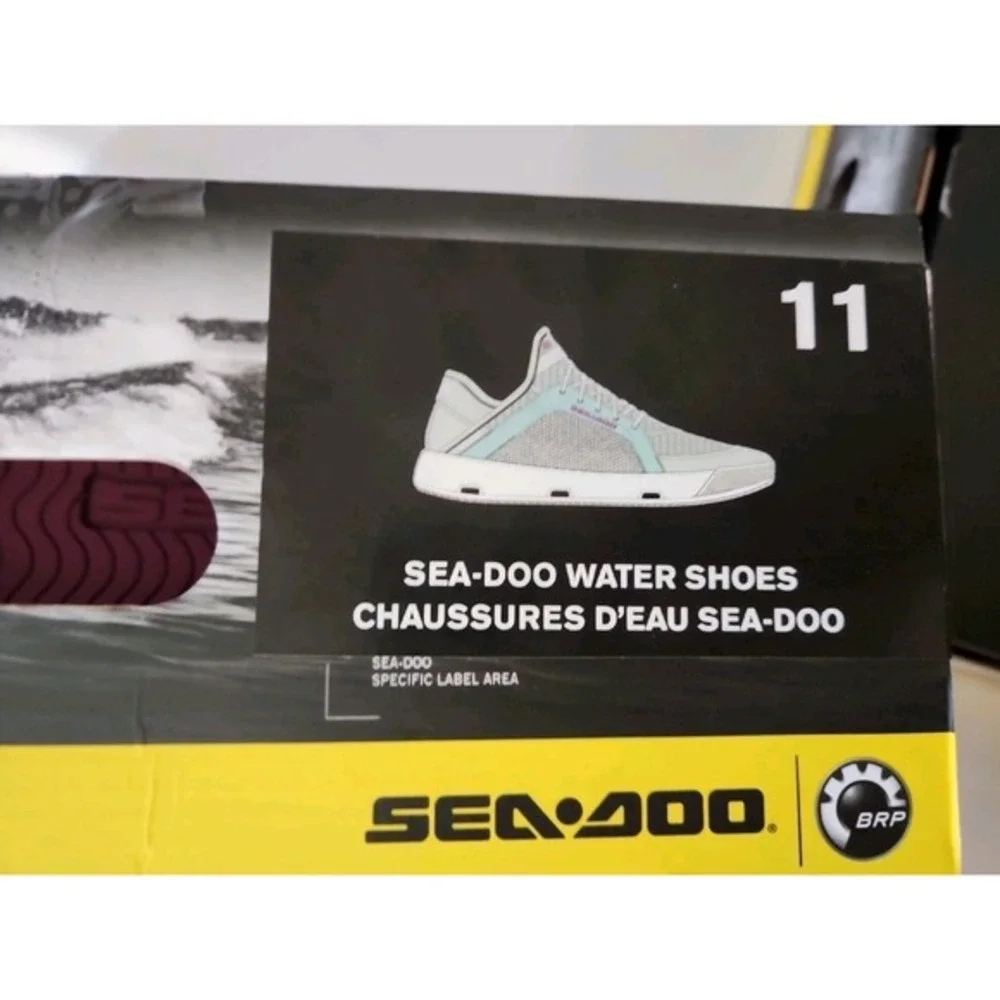 Sea-Doo Water Shoes - Grey Grow  - US Size Mens 11/ Womens 13 New In Box‎ Unisex